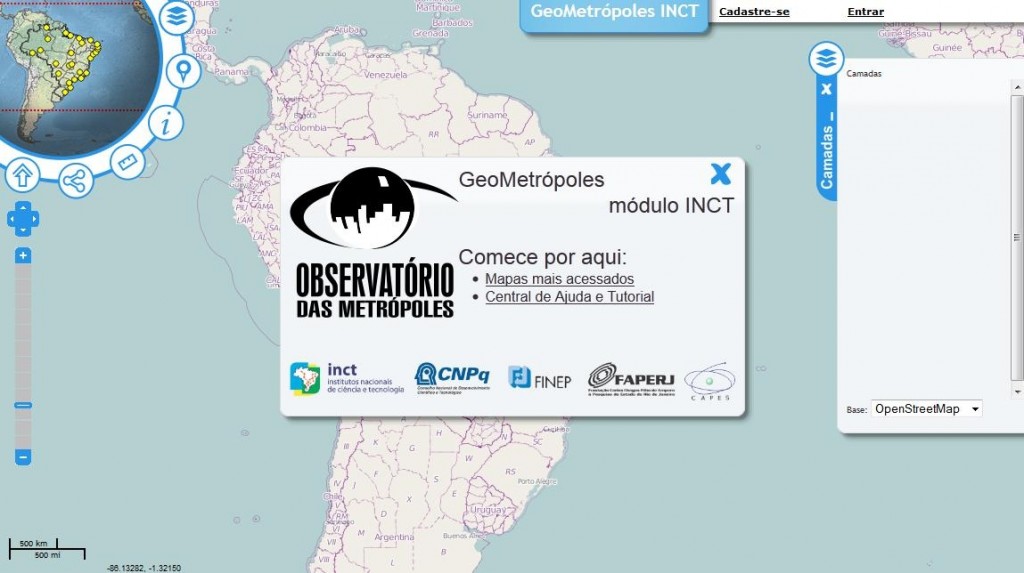 Conhecendo as metrópoles em mapas e números