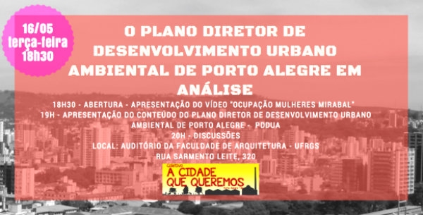 VÍDEO | O Plano Diretor de Desenvolvimento Urbano de Porto Alegre