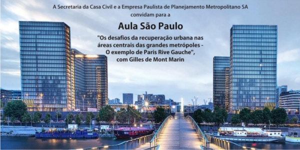 Convite Aula São Paulo com Gilles de Mont Marin