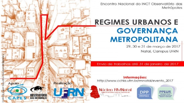 Encontro Regimes Urbanos e Governança Metropolitana
