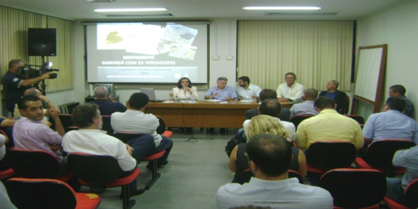 Observatório lança campanha Maringá 23 vereadores