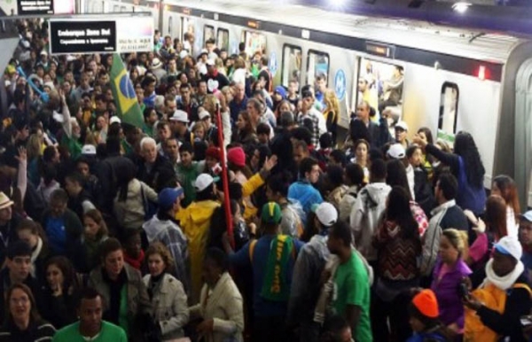 Colapso da mobilidade na Jornada da Juventude