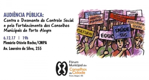 O Desmonte do Controle Social em Porto Alegre