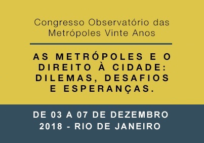 Resultado do Simpósio – Congresso Observatório das Metrópoles 20 anos