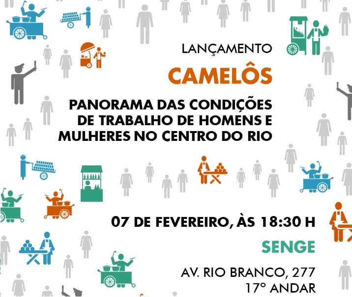 Lançamento do relatório sobre os camelôs do Rio de Janeiro