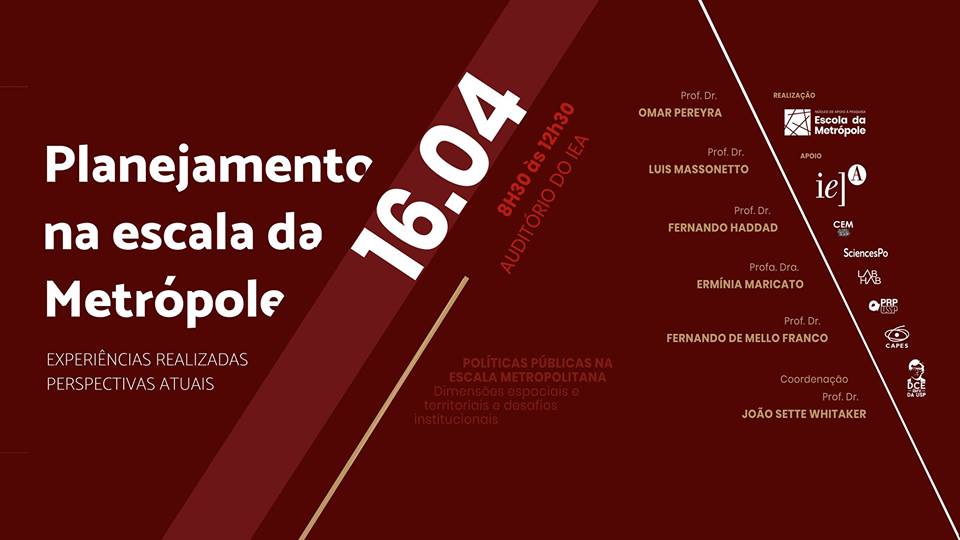 Seminário Políticas Públicas na Escala Metropolitana