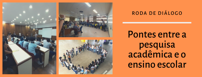 Roda de Diálogo: Pontes entre a pesquisa acadêmica e o ensino escolar