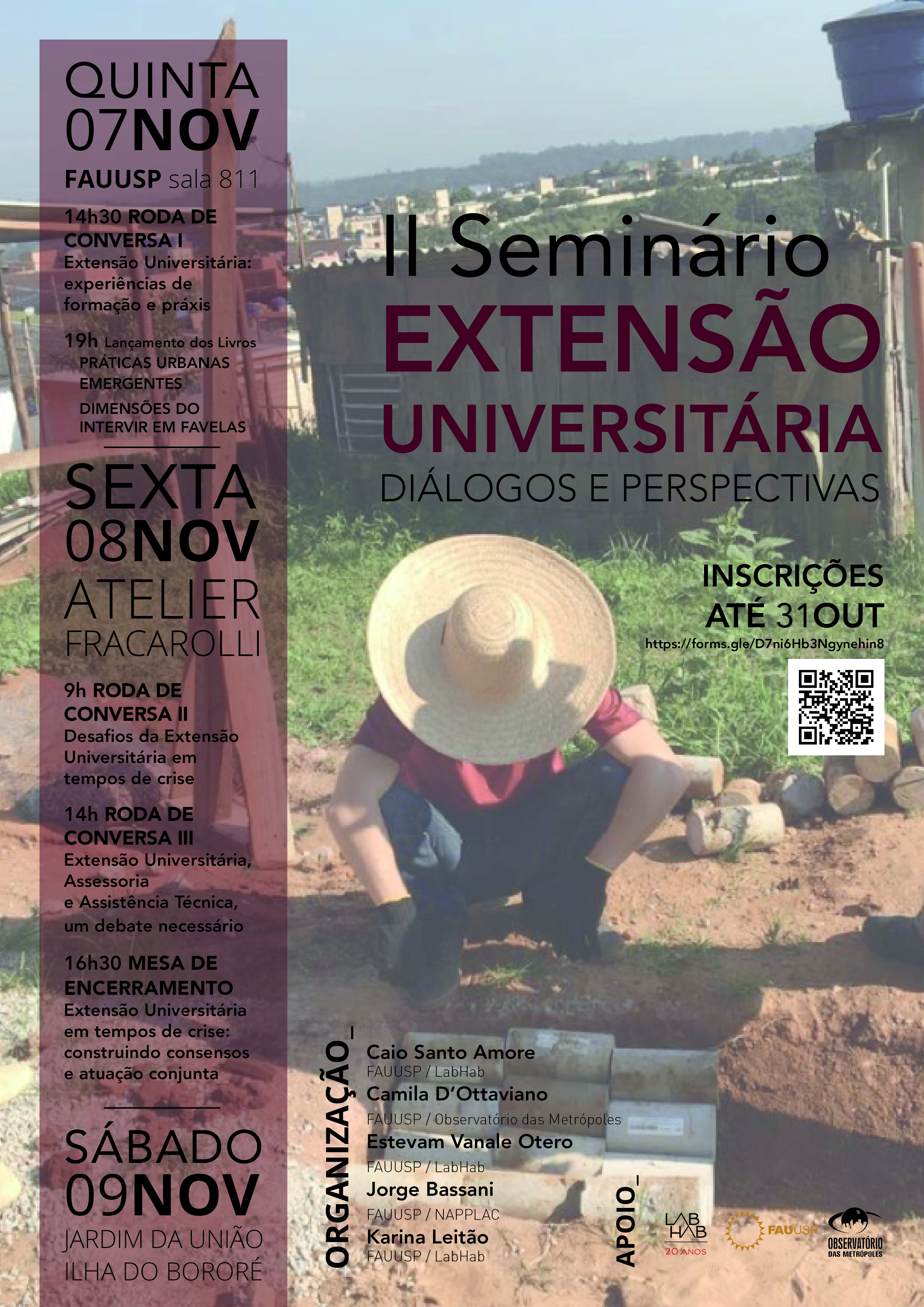 II Seminário “Extensão Universitária: diálogos e perspectivas”