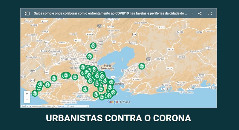 Arquitetos(as) e urbanistas lançam iniciativa de combate ao coronavírus adaptada à realidade urbana brasileira