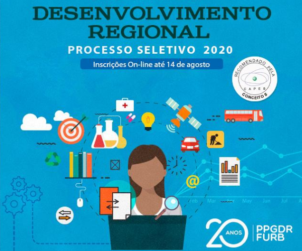 Processo seletivo para o doutorado em Desenvolvimento Regional da FURB