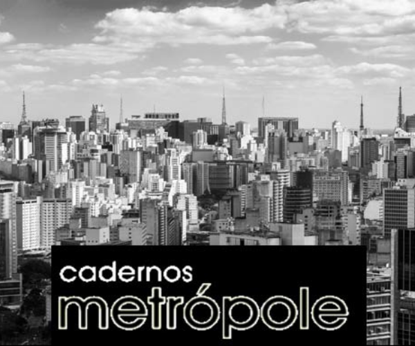 Chamada de artigos para a Revista Cadernos Metrópole nº 53