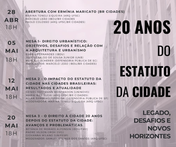 20 anos do Estatuto da Cidade: Legado, desafios e novos horizontes