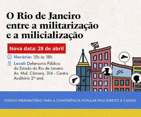 O Rio de Janeiro entre a militarização e a milicialização