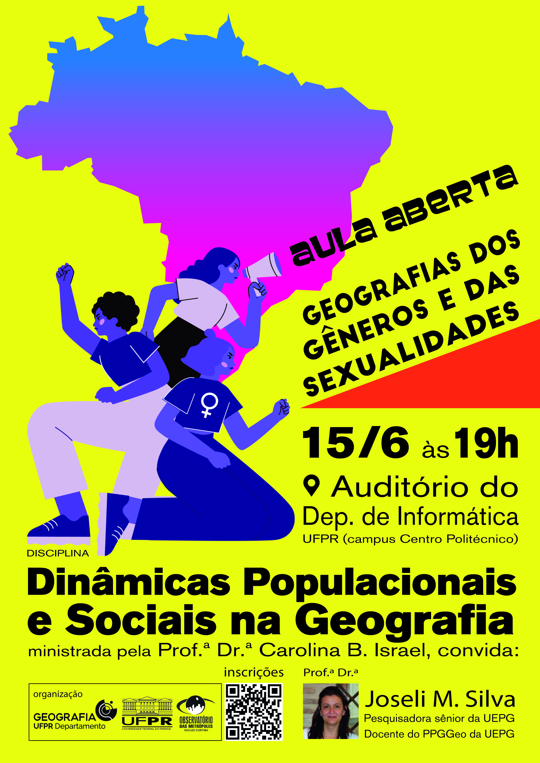 Roda de conversa “Geografia dos Gêneros e das Sexualidades”