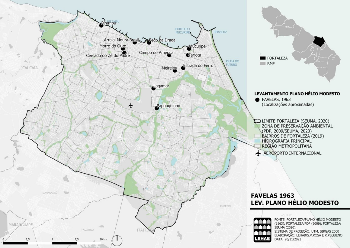 Quadro de mudanças da favelização de Fortaleza: marginalidade, informalidade e precariedade