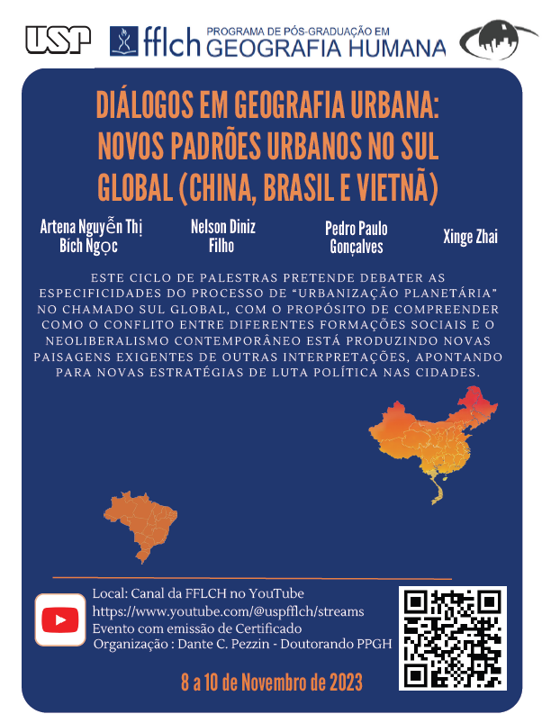 Diálogos em Geografia Urbana: Novos Padrões Urbanos no Sul Global