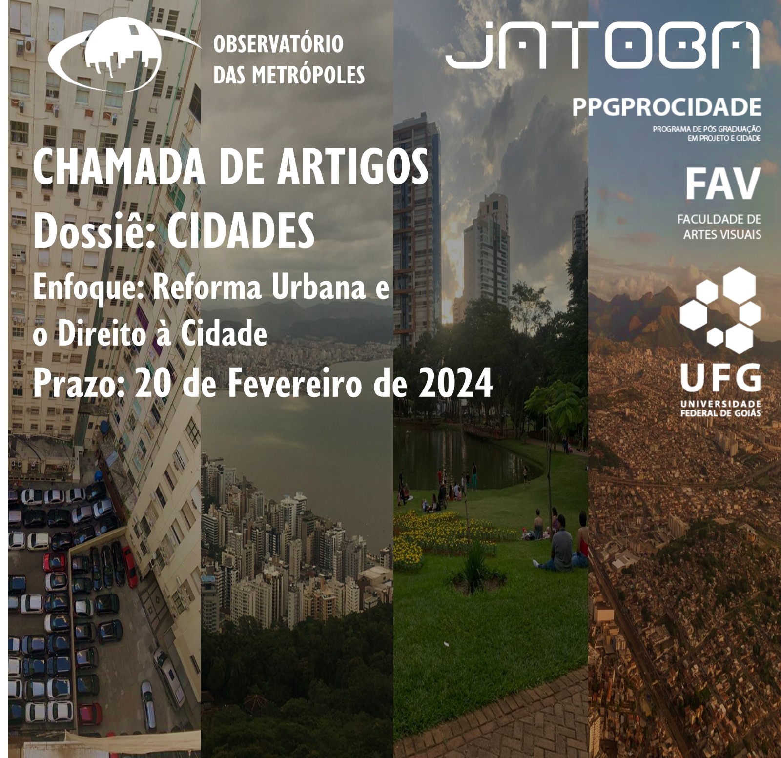 Dossiê Cidades: Revista Jatobá promove edição especial destinada a pesquisadores do Observatório das Metrópoles