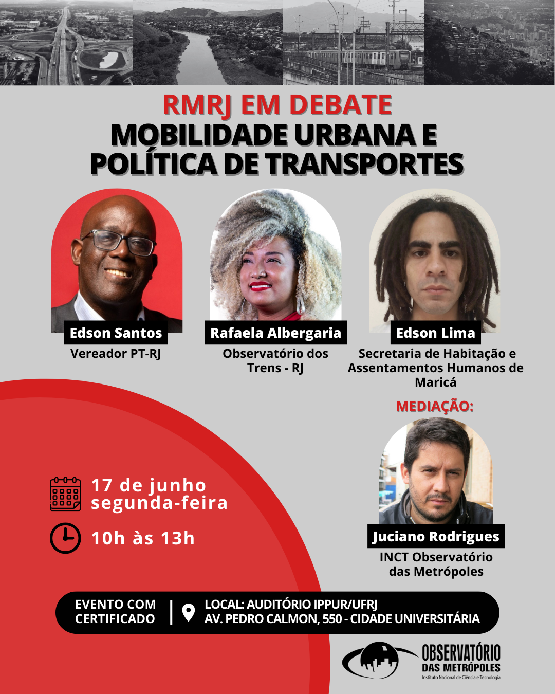 RMRJ em Debate – Mobilidade Urbana e Política de Transportes