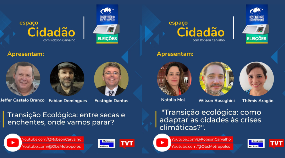 Pesquisadores da rede falam sobre transição ecológica e a adaptação das cidades em entrevistas