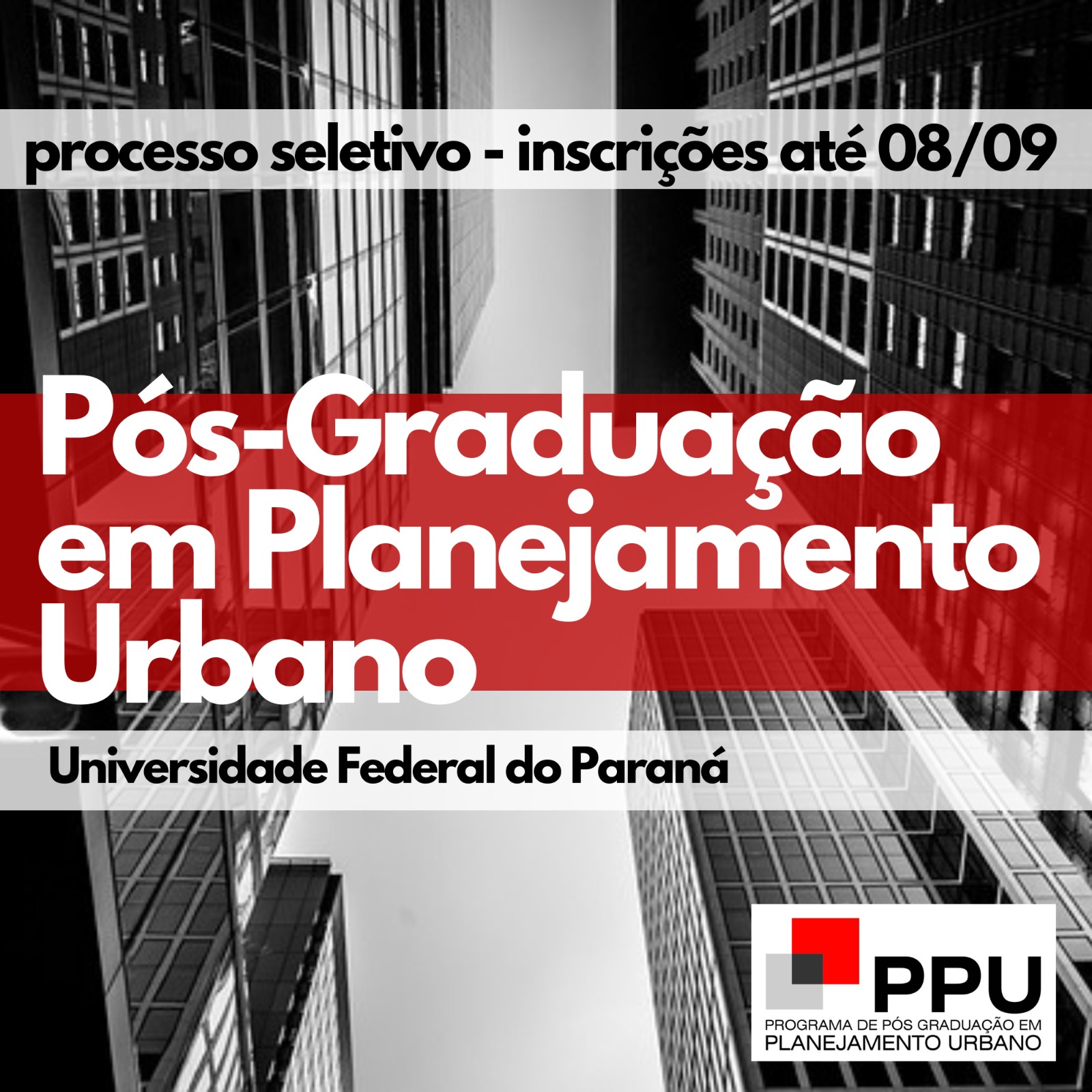 Mestrado em Planejamento Urbano do PPU/UFPR (Turma 2025)