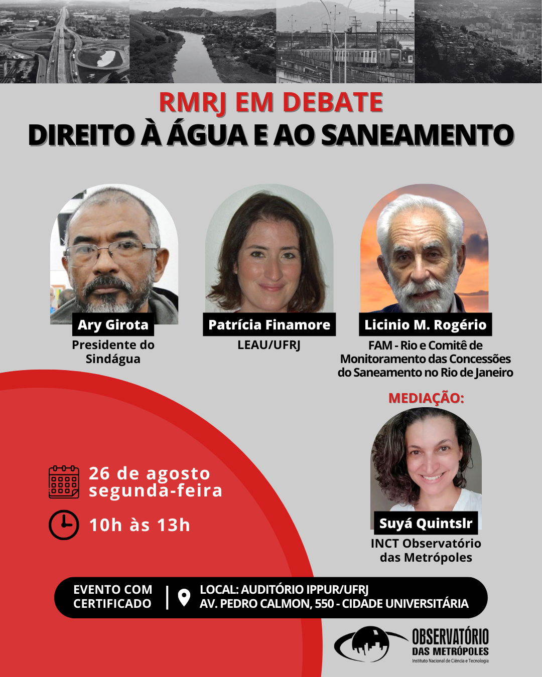 RMRJ em Debate – Direito à Água e ao Saneamento