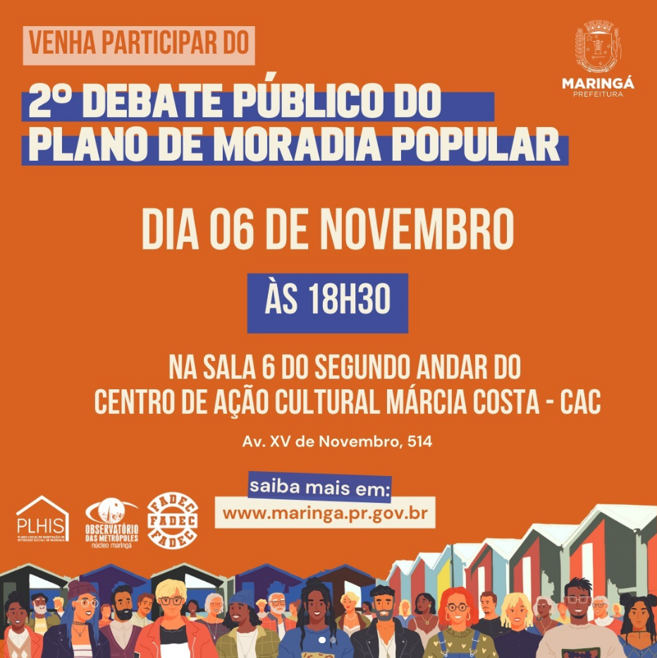 2º Debate Público do Plano de Moradia Popular de Maringá