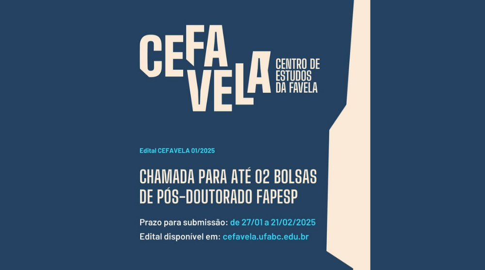 CEFAVELA abre edital para duas bolsas de pós-doutorado