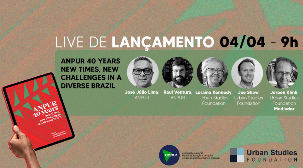 ANPUR lança livro comemorativo de 40 anos com reflexões sobre o planejamento urbano e regional no Brasil