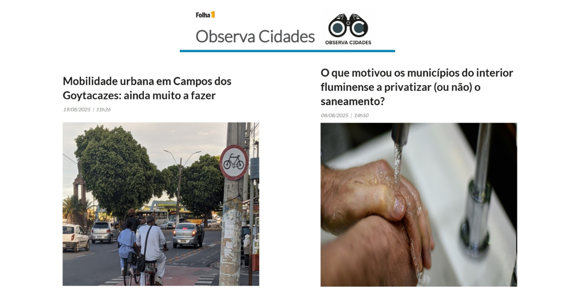 Núcleo Norte Fluminense amplia diálogo sobre desenvolvimento urbano na região com coluna quinzenal